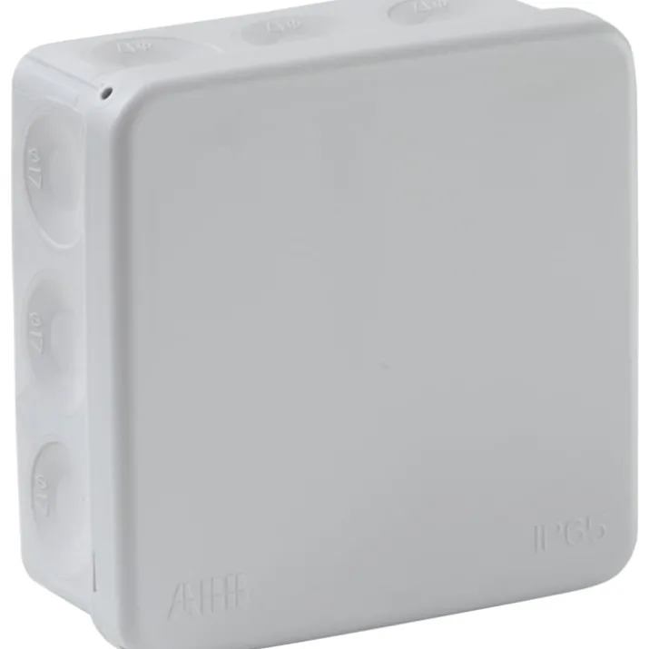 ABB AP9 forgreningsdåse, 86x86x39 mm, grå