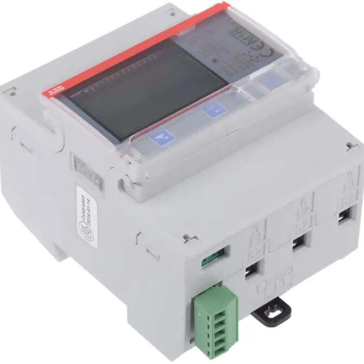 ABB B24 LCD elmåler med impuls trafo, 3P, 6A