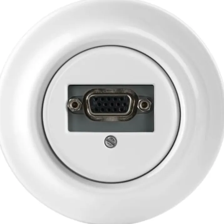 ABB Decento VGA udtag, hvid