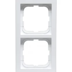 ABB Impressivo ramme, 85 mm, 2 modul, hvid