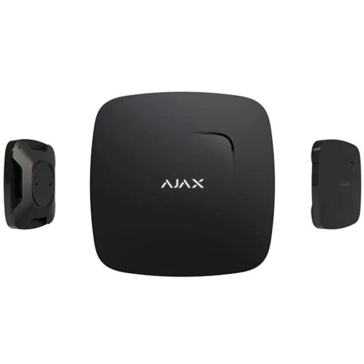 Ajax røgalarm med varmesensor, sort