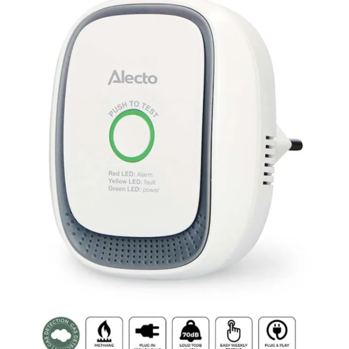 Alecto gasdetektor til metangas