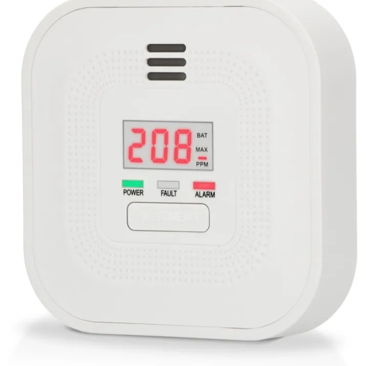 Alecto kuliltealarm med display, 10 års batteritid