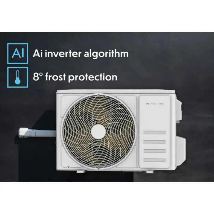 Andersen Electric Mat Pro Black 9 luft til luft varmepumpesæt, 4 kW