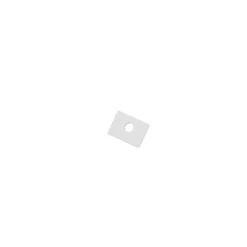 Ansell Lighting endestykke, indspartling, med hul, 11,3x35,5 mm, hvid