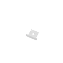 Ansell Lighting endestykke, med hul, 15x20 mm, sort