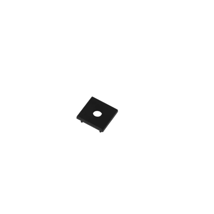 Ansell Lighting endestykke, med hul, 15x56,2 mm, sort