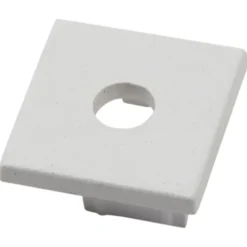 Ansell Lighting endestykke, med hul, 23,1x53 mm, hvid