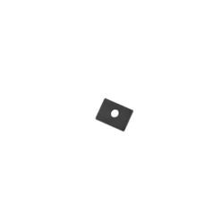 Ansell Lighting endestykke, med hul, 26,5x46,5 mm, sort