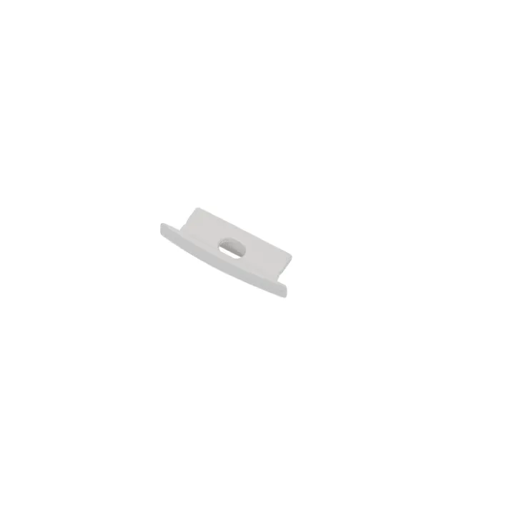Ansell Lighting endestykke, med hul, 9,7x30,6 mm, hvid