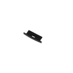 Ansell Lighting endestykke, med hul, 9,7x30,6 mm, sort