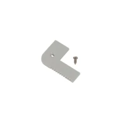 Ansell Lighting endestykke, trappekant, uden hul, 26,3x68 mm, aluminium