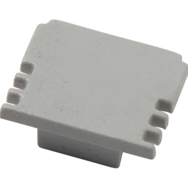 Ansell Lighting endestykke, uden hul, 13x15,9 mm, aluminium