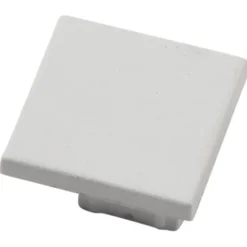 Ansell Lighting endestykke, uden hul, 23,1x53 mm, hvid