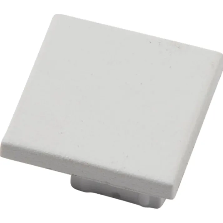 Ansell Lighting endestykke, uden hul, 23,1x53 mm, hvid