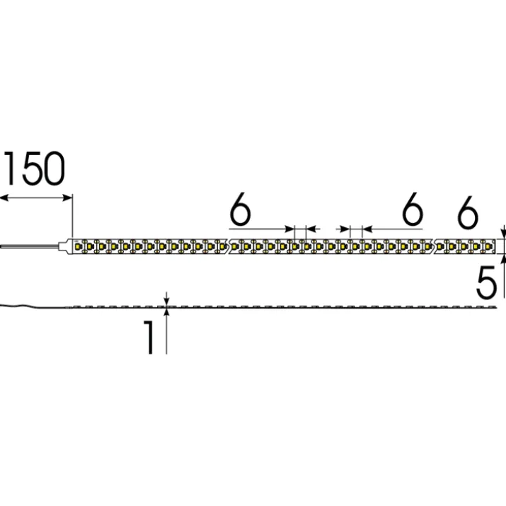 Ansell Lighting K-Cell LED strip, 3000K, 5 meter