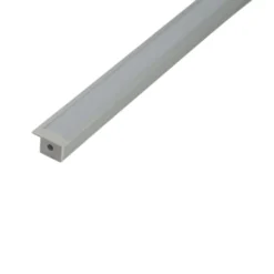 Ansell Lighting LED skinne, indbyg, 15x20 mm, 2 meter, aluminium