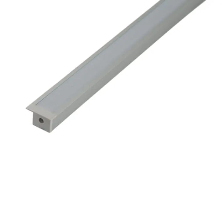 Ansell Lighting LED skinne, indbyg, 15x20 mm, 2 meter, aluminium