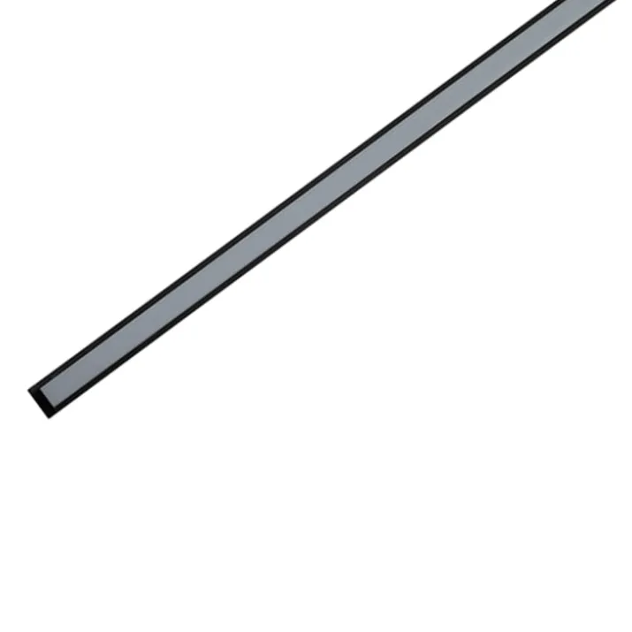 Ansell Lighting LED skinne, indbyg, 15x20 mm, 2 meter, sort