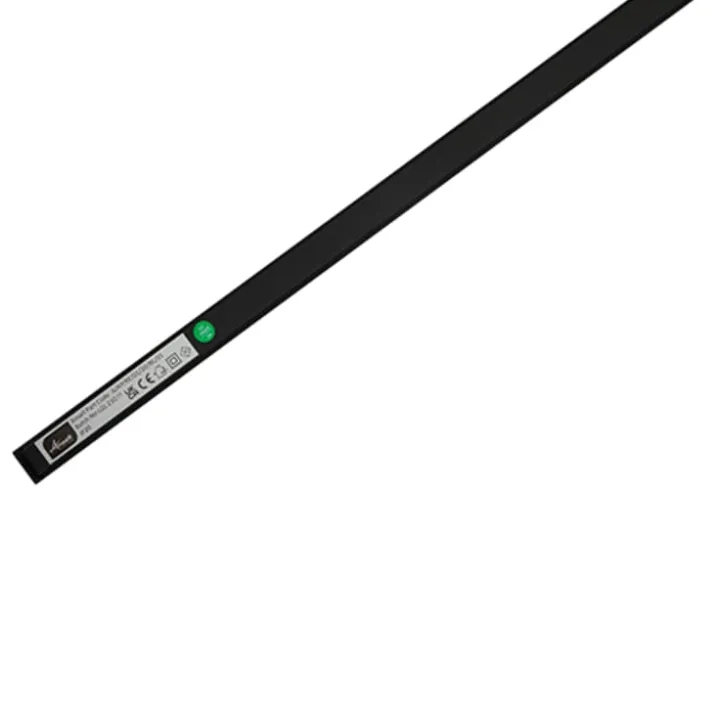 Ansell Lighting LED skinne, indbyg, 15x20 mm, 2 meter, sort