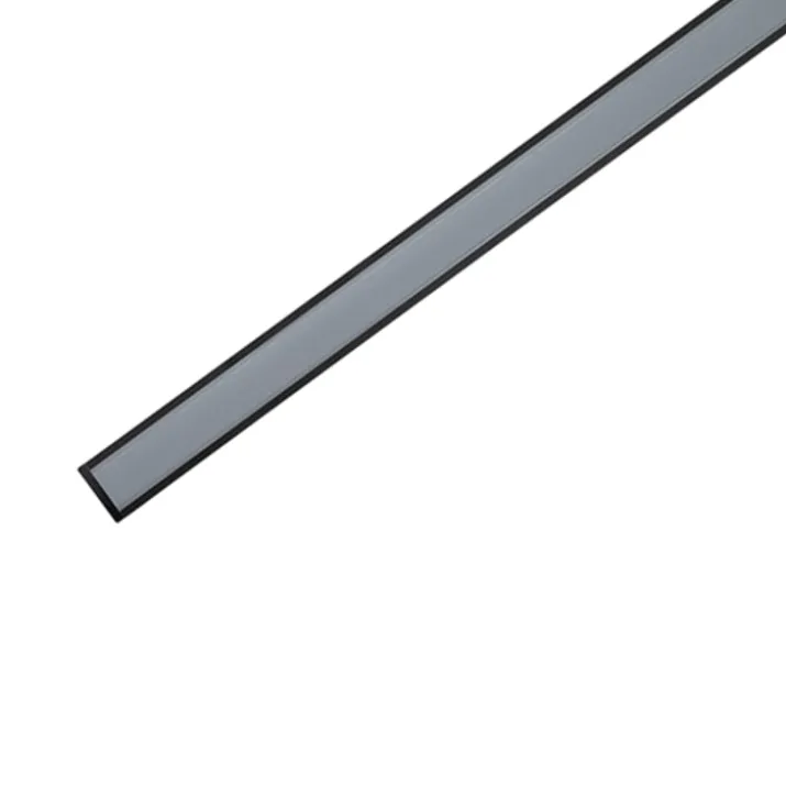 Ansell Lighting LED skinne, indbyg, 9,7x30,6 mm, 2 meter, sort