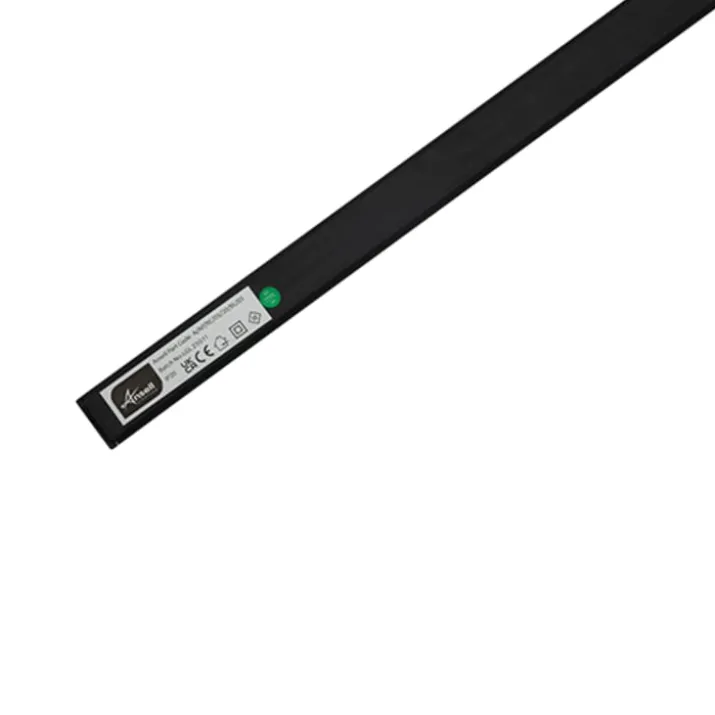 Ansell Lighting LED skinne, indbyg, 9,7x30,6 mm, 2 meter, sort