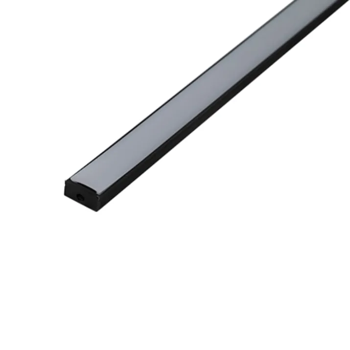 Ansell Lighting LED skinne, påbyg, 8x17,1 mm, 2 meter, sort
