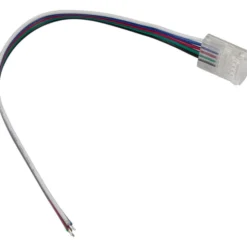 Ansell Lighting RGBW tilslutningsstykke til LED strip, med kabel, 12 mm