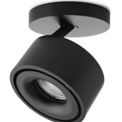 Antidark Easy Braccio W100 påbygningsspot, sort