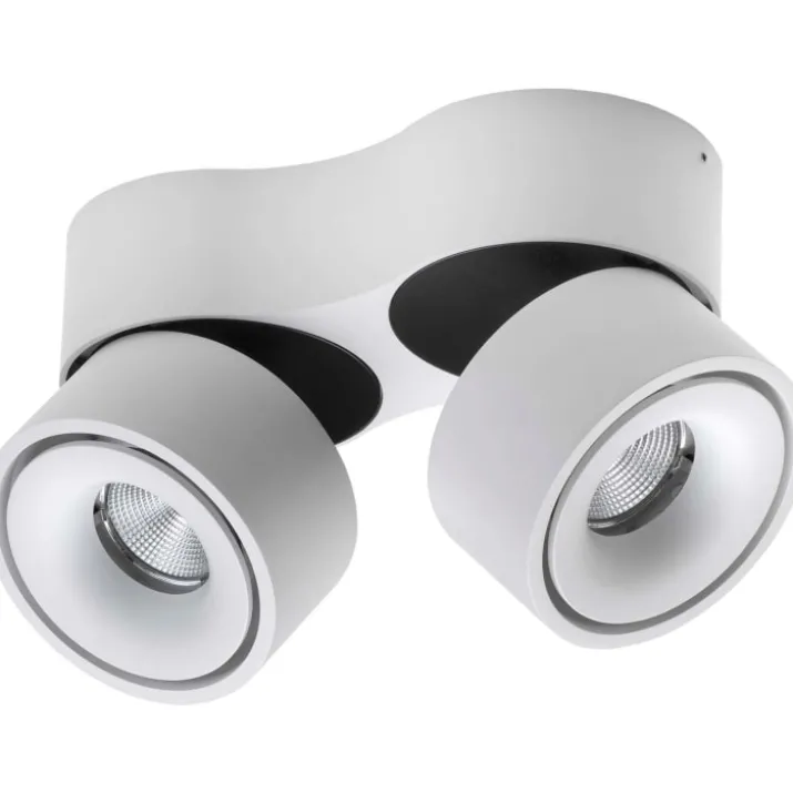 Antidark Easy Double spotlampe, hvid