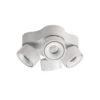 Antidark Easy Quattro spotlampe, sideudgang, hvid