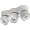 Antidark Easy Triple spotlampe, hvid