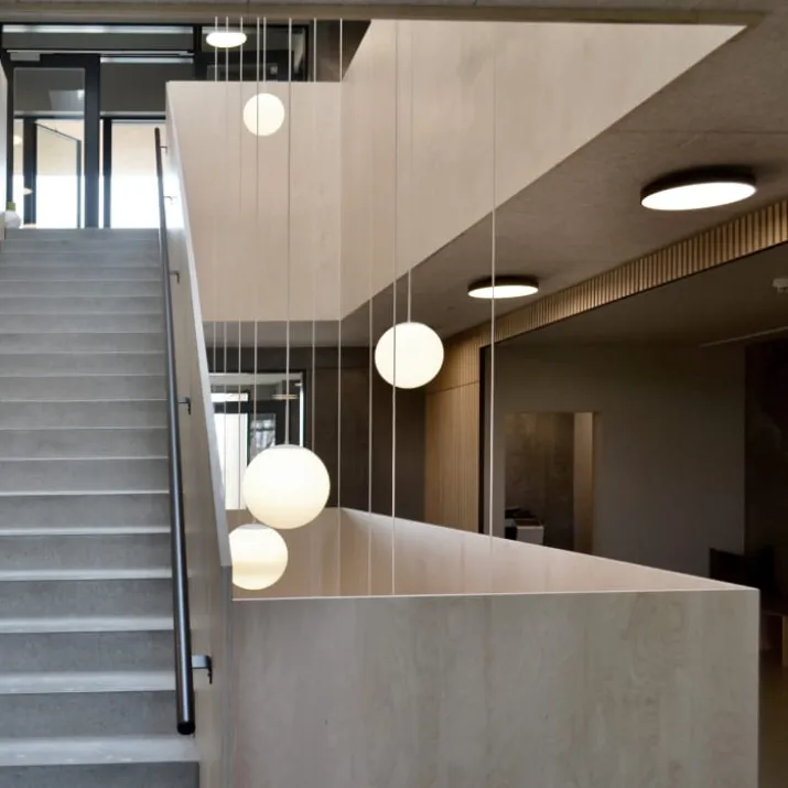Antidark Luna C450 plafond, Ø45 cm, 3000K, sort