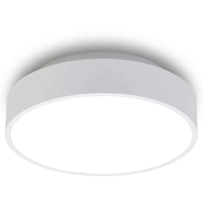 Antidark Luna plafond, Ø26 cm, 3000K, hvid