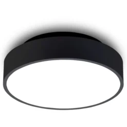 Antidark Luna plafond, Ø26 cm, sort