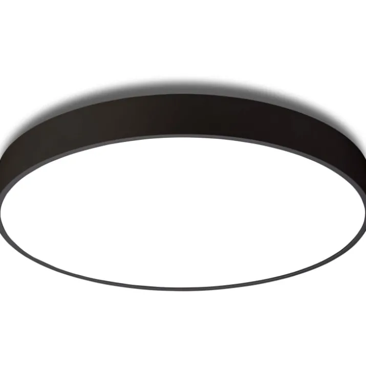 Antidark Luna Uplight CCT plafond, Ø45 cm, sort