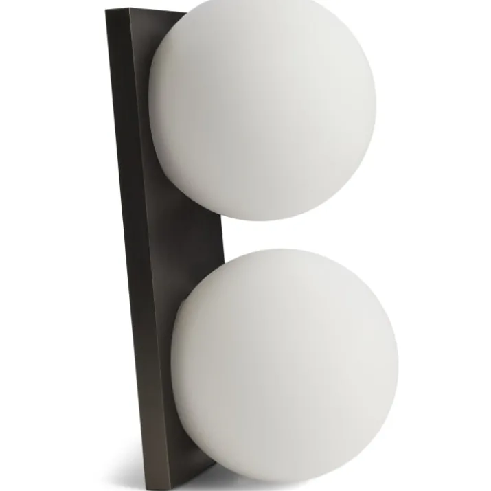 Antidark Palla væg- og loftlampe, titanium, stor model