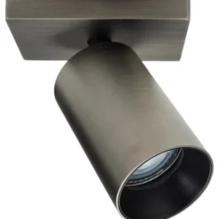 Antidark SpotOn spotlampe, titanium