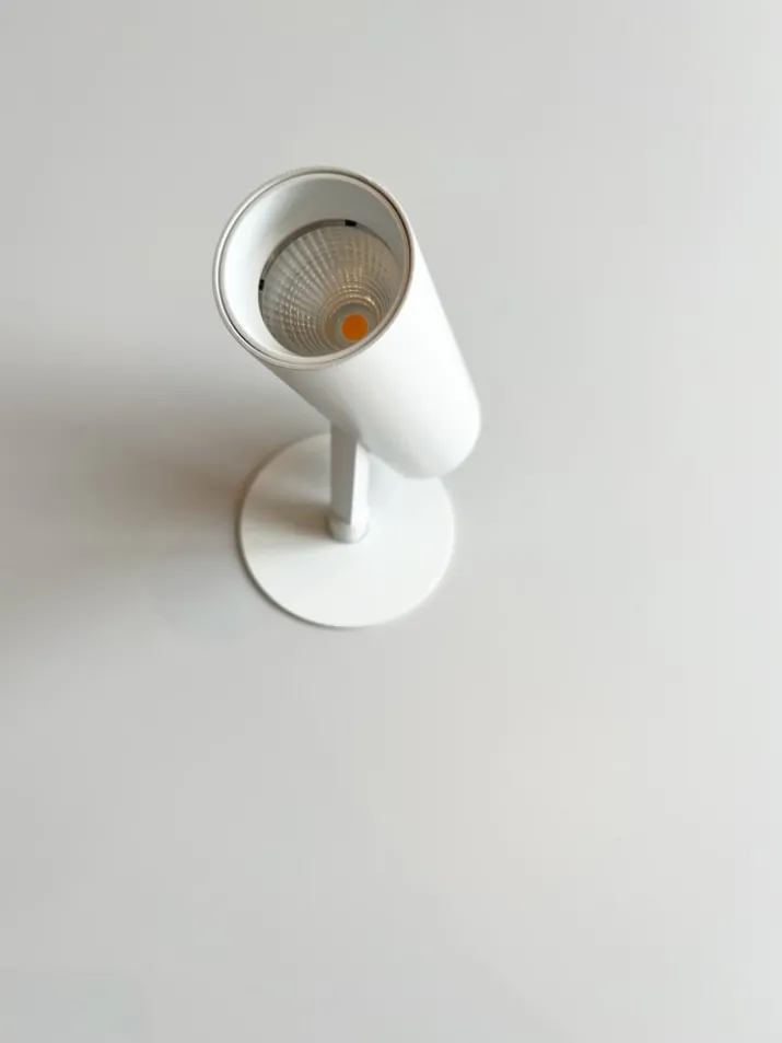 Antidark Tube Slim indbygningsspot, hvid