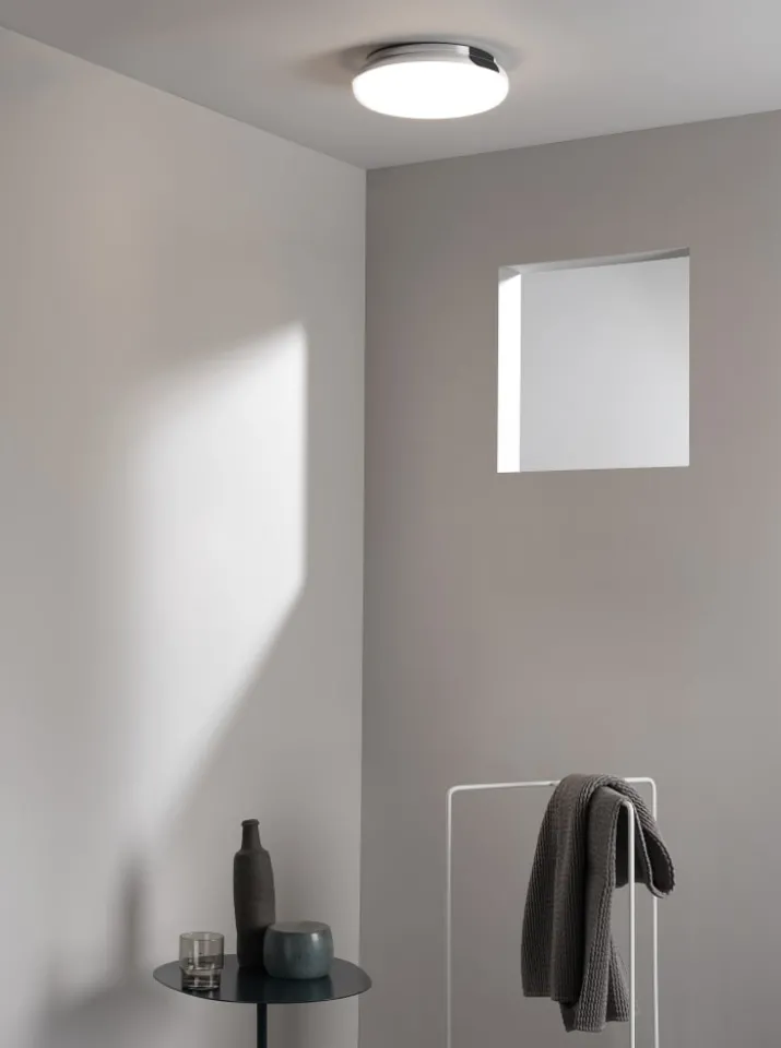 Astro Altea plafond, krom/hvid