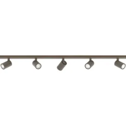 Astro Ascoli Five spotlampe, 5 spots, bronze