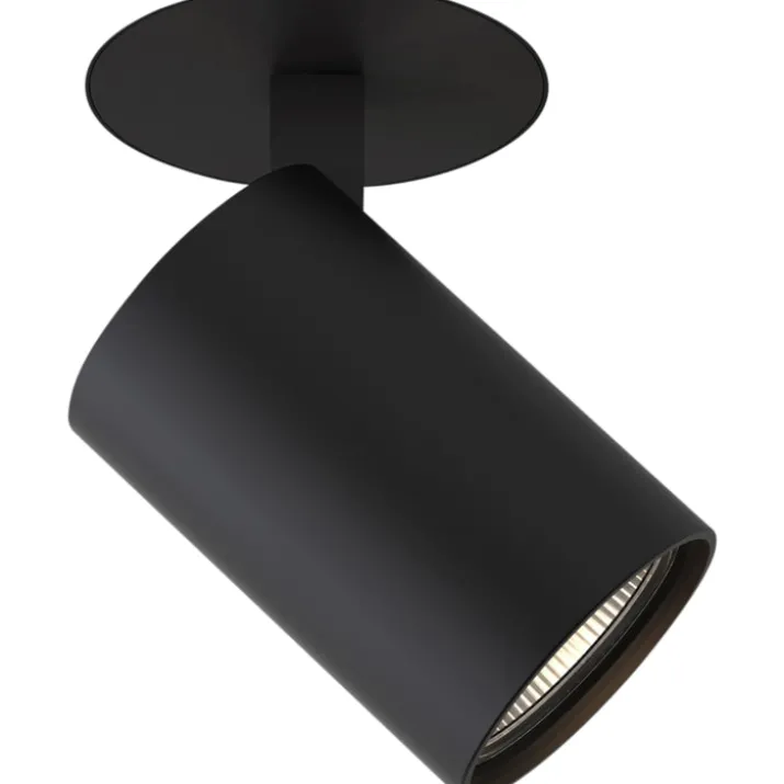 Astro Ascoli Flush påbygningsspot, sort