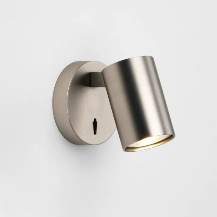 Astro Ascoli Single væglampe, med afbryder, aluminium