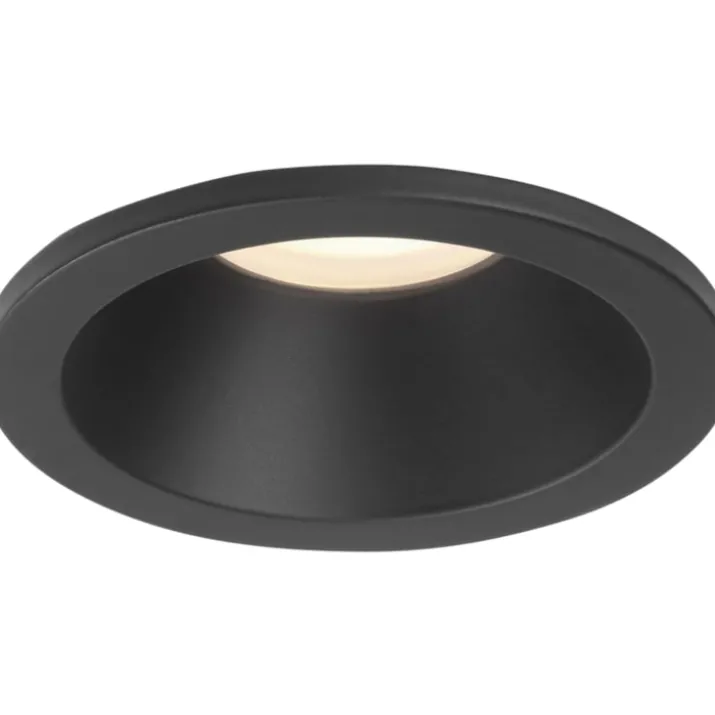 Astro Minima Round indbygningsspot, GU10, mat sort