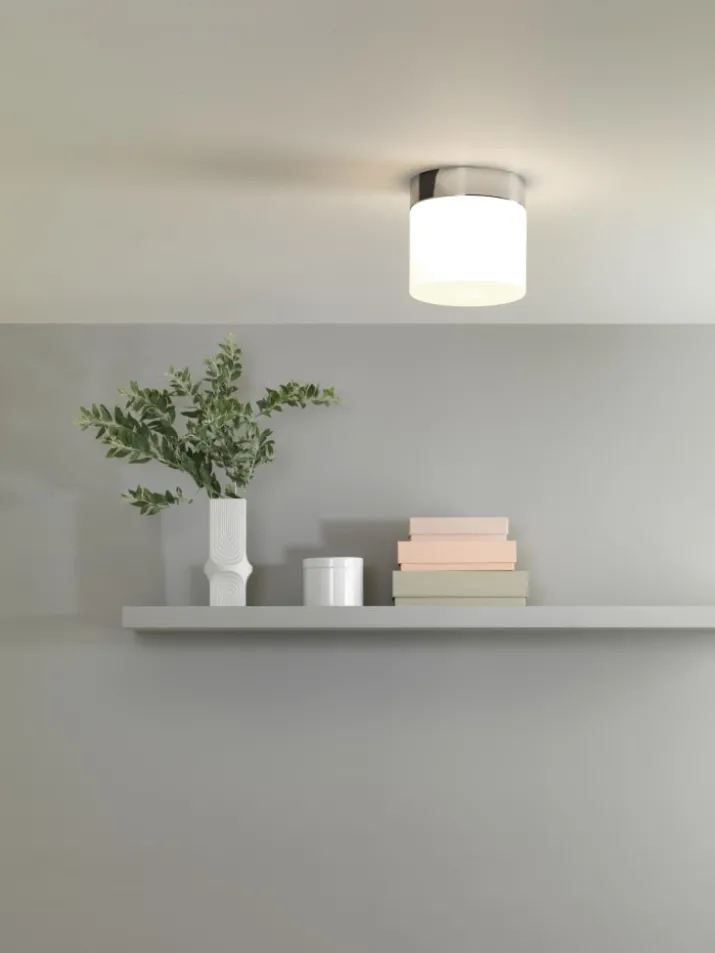 Astro Sabina loftlampe, krom/hvid