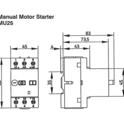 B&J MU25 motorværn, 0,16-0,25 A