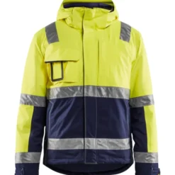 Blåkläder Workwear Hi-Vis vinterjakke, hi-vis gul/marine, str. S