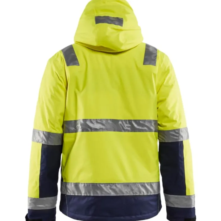 Blåkläder Workwear Hi-Vis vinterjakke, hi-vis gul/marine, str. S