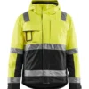 Blåkläder Workwear Hi-Vis vinterjakke, hi-vis gul/sort, str. 6XL