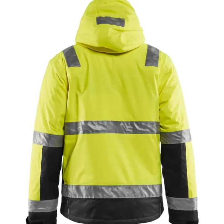 Blåkläder Workwear Hi-Vis vinterjakke, hi-vis gul/sort, str. 6XL
